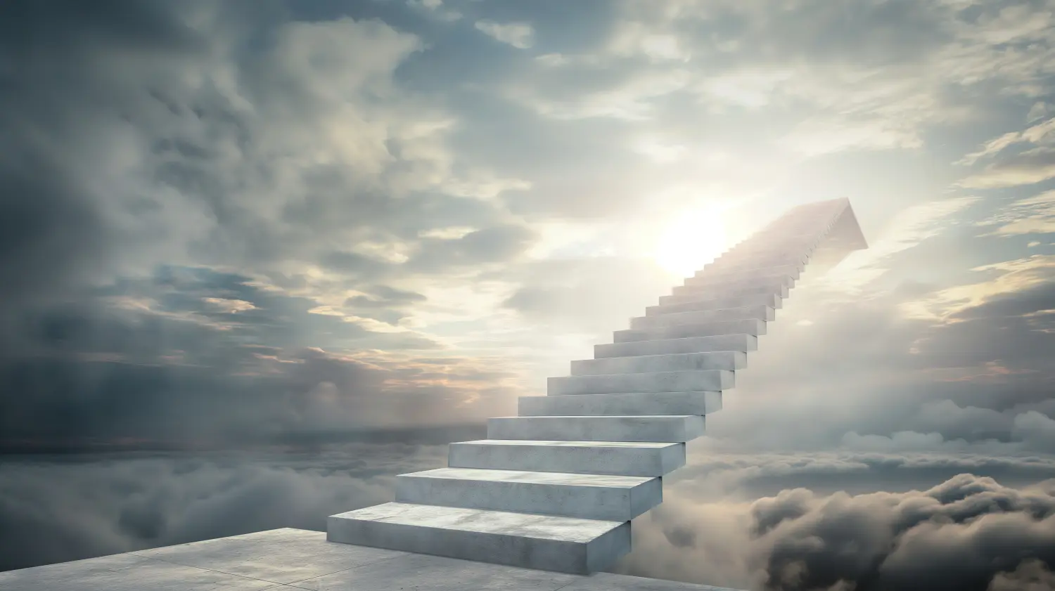 Die Treppe zu den Wolken